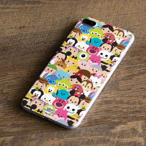 Disney Tsum Tsum Close up Characters iPhone 8 Plus Skin